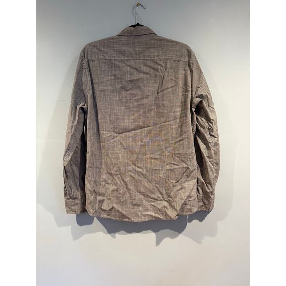 APT.9 Premier Flex Slim Fit Button-Down Shirt Gray Size M - Picture 5 of 5